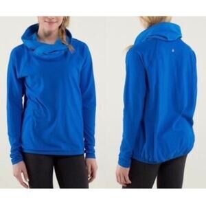 Lululemon Cowl Neck Pullover Royal Blue Size 8
